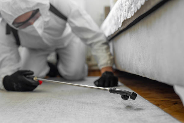 Professional Emergency Pest Control technician working in Los Altos Hills, CA